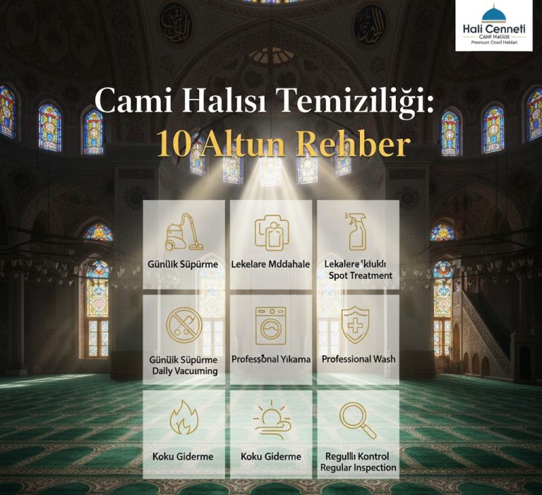 Cami Halısı Temizliği: Adım Adım Rehber