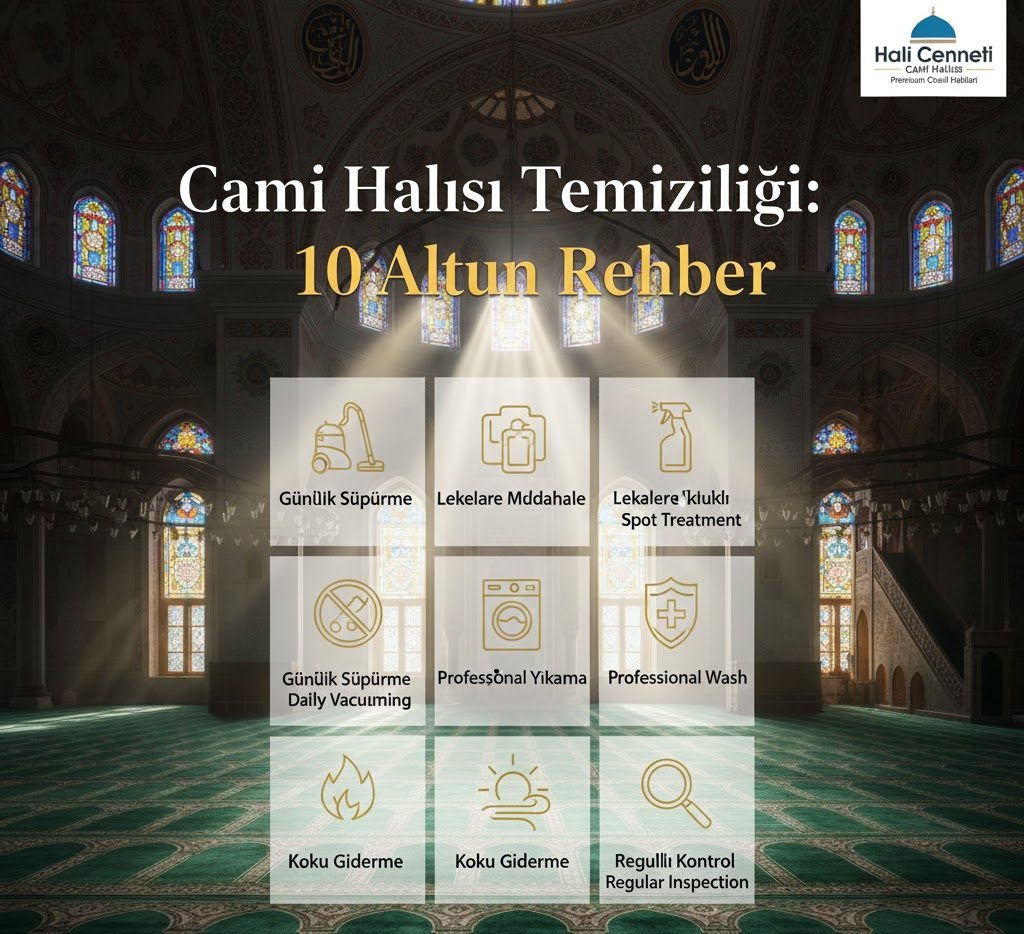 Cami Halısı Temizliği: Adım Adım Rehber
