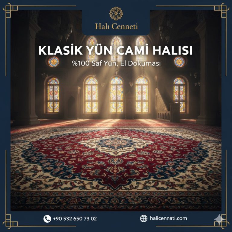 Klasik Yün Cami Halısı