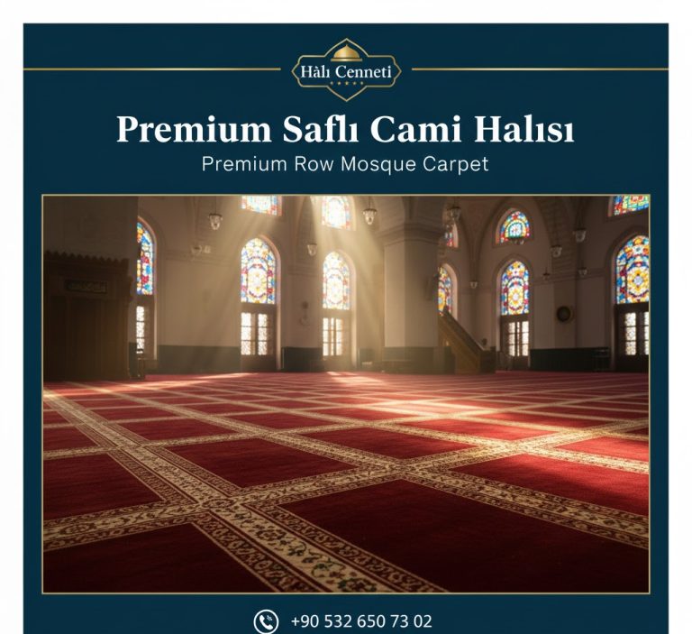 Premium Saflı Cami Halısı