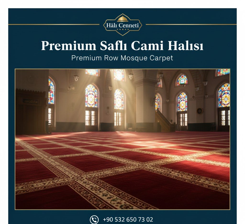 Premium Saflı Cami Halısı